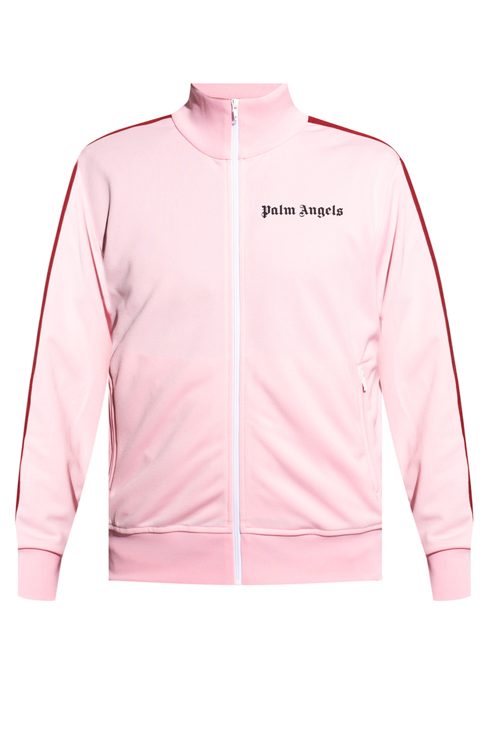 Pink Track jacket with logo Palm Angels
